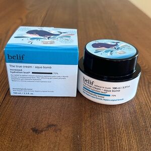 NIB Napiers Belif The True Cream Aqua Bomb hydrating gel cream 3.3 fl oz.